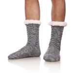 fleece lined slipper socks